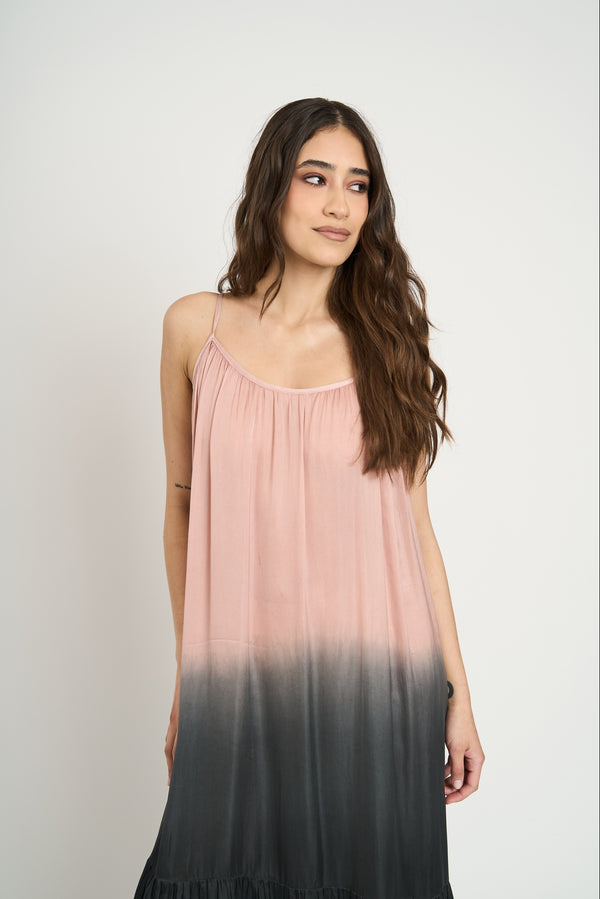 Vestido Mujer Elisa Taupe Lineatre