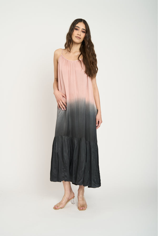 Vestido Mujer Elisa Taupe Lineatre