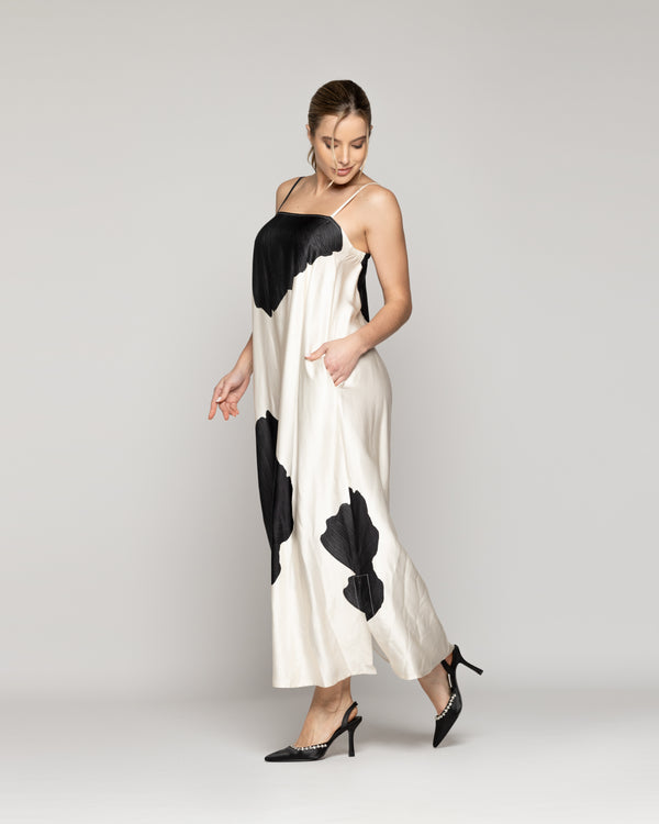 Vestido Mujer Dalia Estampado Floral Maxi Con Tirantes Lineatre