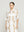 Vestido Mujer Vladimira Camisero Con Estampado Dorado De Rosas Blanco Lineatre