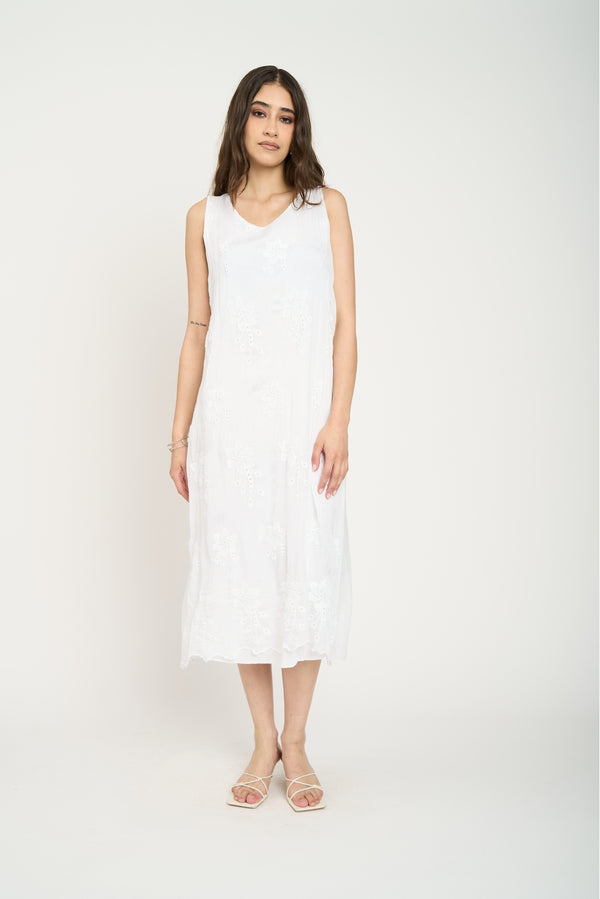 Vestido Mujer Diana Blanco Lineatre