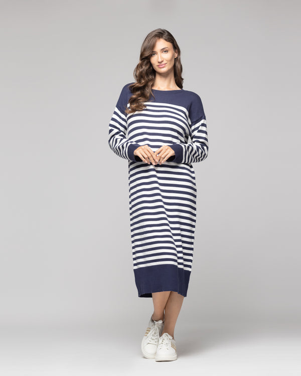 Vestido Mujer Catalina Azul Lineatre