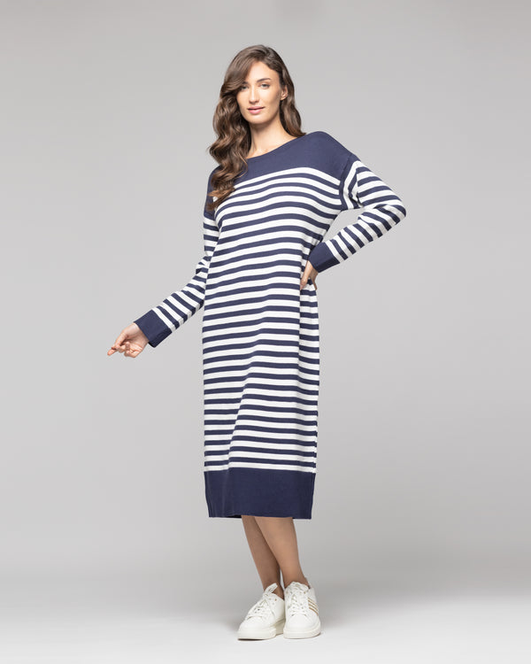 Vestido Mujer Catalina Azul Lineatre