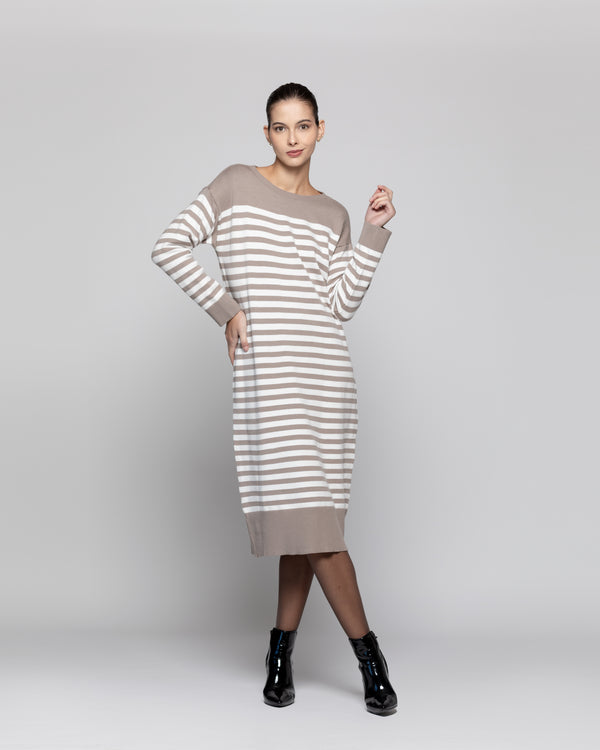 Vestido Mujer Catalina Café claro Lineatre