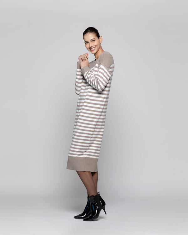 Vestido Mujer Catalina Café claro Lineatre