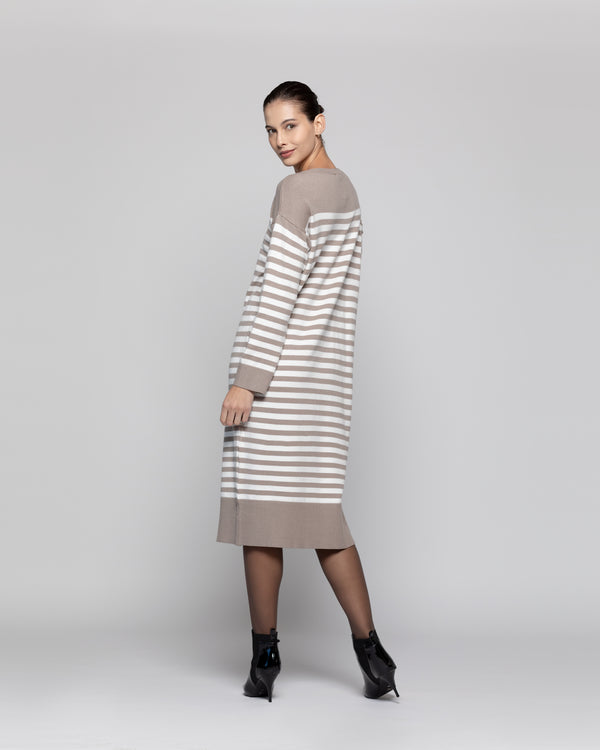 Vestido Mujer Catalina Café claro Lineatre