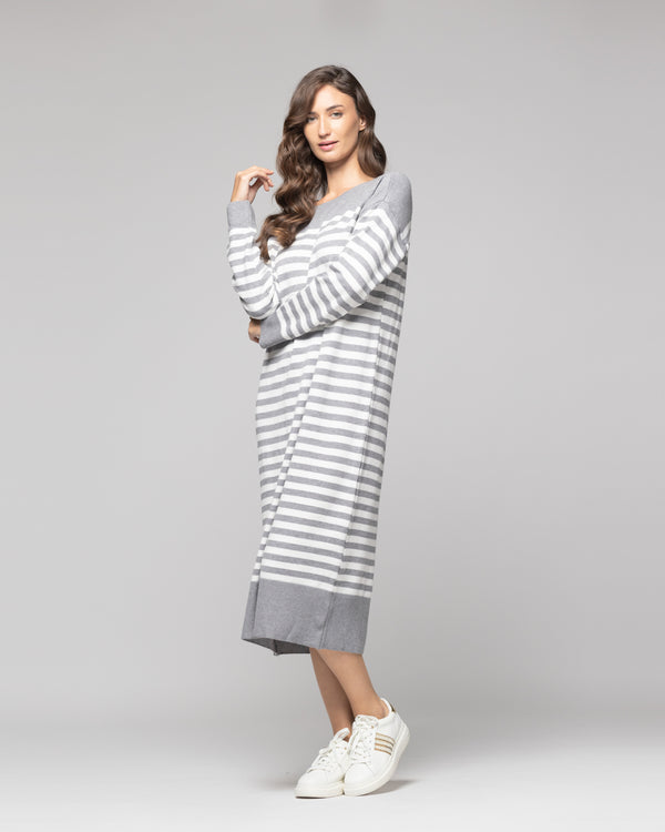 Vestido Mujer Catalina Gris Lineatre