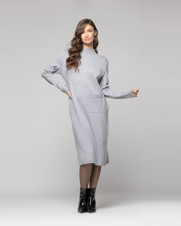 Vestido Mujer Ibis Gris Lineatre
