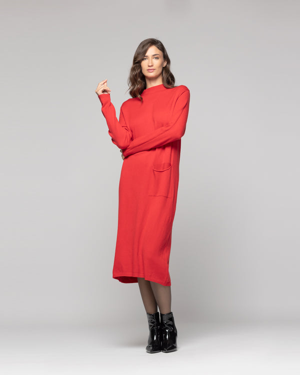 Vestido Mujer Ibis Rojo Lineatre