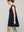 Vestido Mujer Venecia Manga Corta Con Vuelos Azul Marino Lineatre