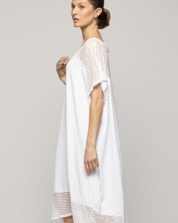 Vestido Mujer Venus Tipo Túnica Blanco Lineatre