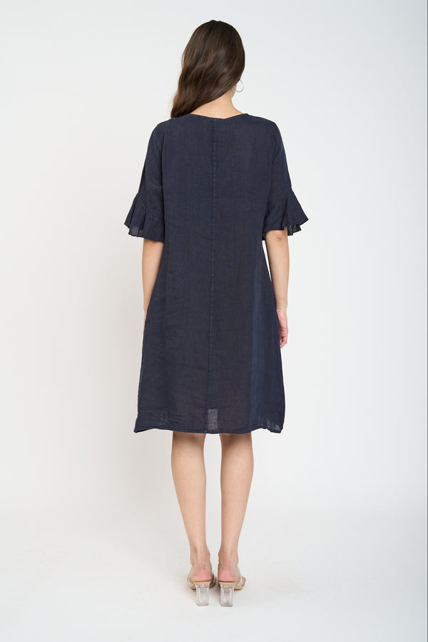 Vestido Mujer Gloria Azul Lineatre