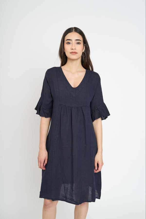 Vestido Mujer Gloria Azul Lineatre