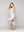 Vestido Mujer Velinda Con Vuelos Y Elasticado Estampado Celeste Lineatre