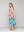 Vestido Mujer Velinda Con Vuelos Y Elasticado Estampado Multicolor Lineatre
