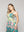 Vestido Mujer Velinda Con Vuelos Y Elasticado Estampado Tropical Verde Lineatre