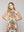 Vestido Mujer Varya Corto Cuello Halter Estampado Verde Agua Lineatre