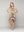 Vestido Mujer Varya Corto Cuello Halter Estampado Verde Agua Lineatre