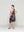 Vestido Mujer Varya Corto Cuello Halter Estampado Negro Lineatre