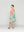 Vestido Mujer Varya Corto Cuello Halter Estampado Verde Turquesa Lineatre