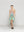 Vestido Mujer Varya Corto Cuello Halter Estampado Verde Turquesa Lineatre