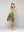 Vestido Mujer Varya Corto Cuello Halter Estampado Verde  Lineatre