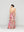 Vestido Mujer Vicenta Largo Cuello V Estampado Fucsia  Lineatre