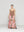 Vestido Mujer Vicenta Largo Cuello V Estampado Fucsia  Lineatre