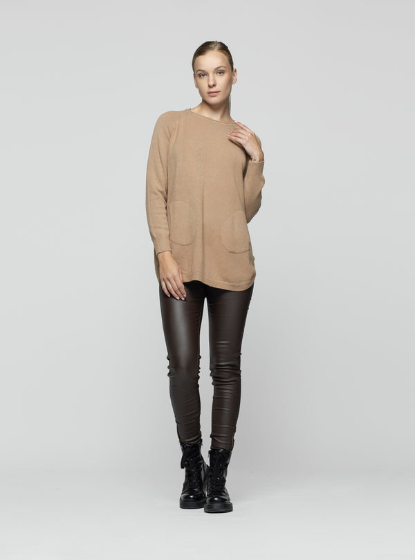 Sweater Mujer Tania  Café Lineatre