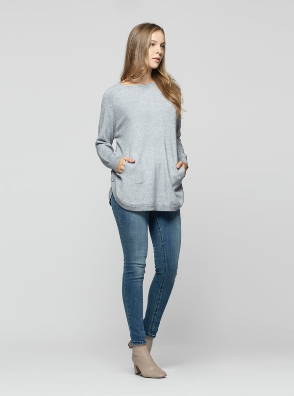 SWEATER TAINA GRIS