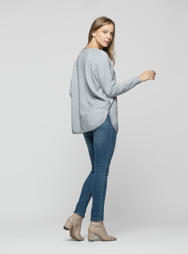 SWEATER TAINA GRIS