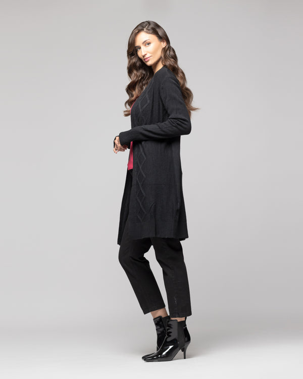 Sweater Mujer Giselle Negro Lineatre