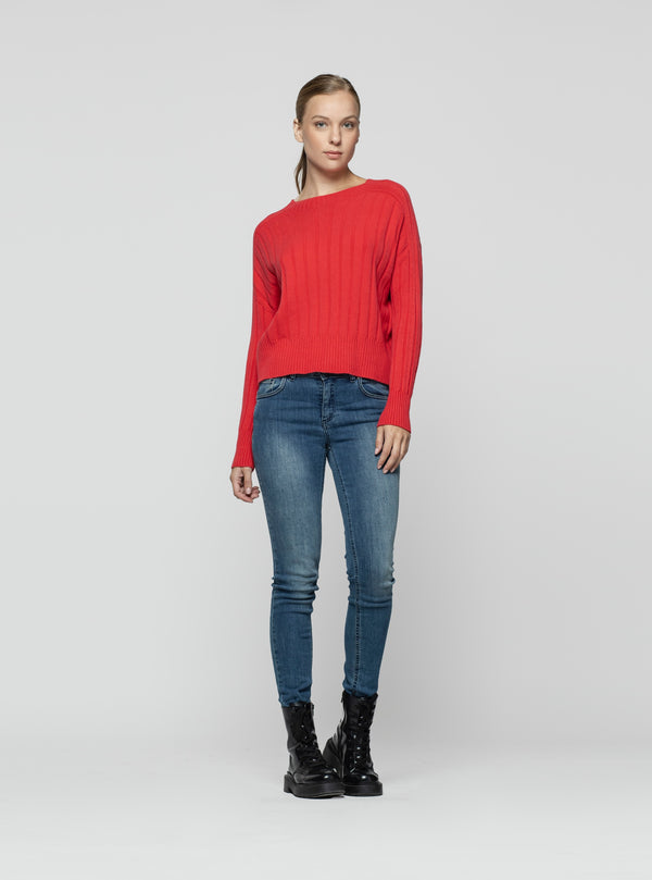 SWEATER SELENA ROJO