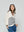 Sweater Wilmary Escote Redondo Mangas 3/4 Rayas Azul Lineatre