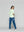 Sweater Mujer Weilis Manga 3/4  Escote Bote Verde Agua Lineatre