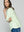 Sweater Mujer Weilis Manga 3/4  Escote Bote Verde Agua Lineatre