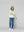 Sweater Mujer Weilis Manga 3/4  Escote Bote Verde Agua Lineatre