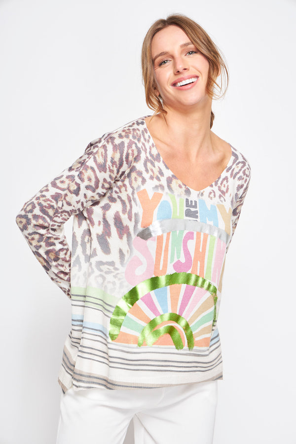 SWEATER EYLA LEOPARDO