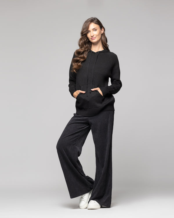 Sweater Mujer Carla Negro Lineatre