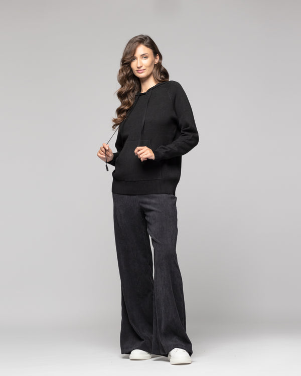 Sweater Mujer Carla Negro Lineatre