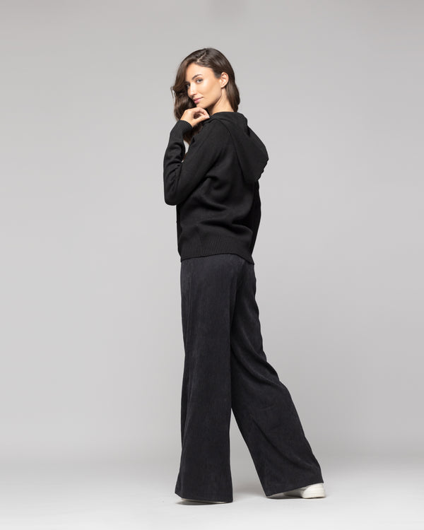 Sweater Mujer Carla Negro Lineatre