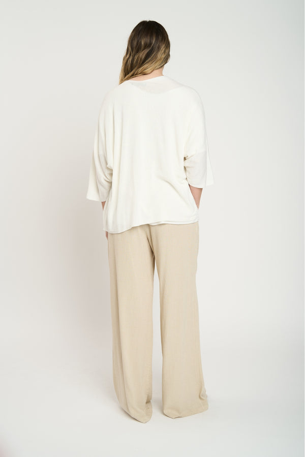 Cardigan Mujer Teresa Blanco Lineatre