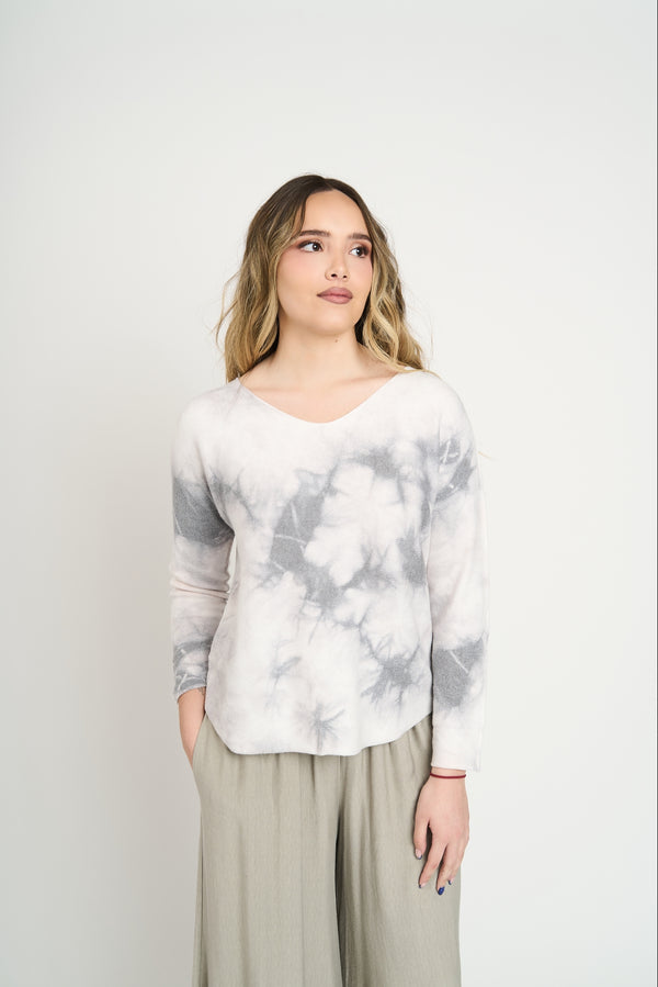 Sweater Mujer Rita Gris Lineatre