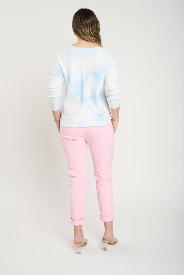Pantalón Mujer Michela Rosa Lineatre