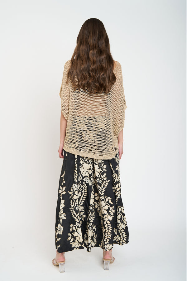 Cardigan Mujer Luigina Oro Lineatre