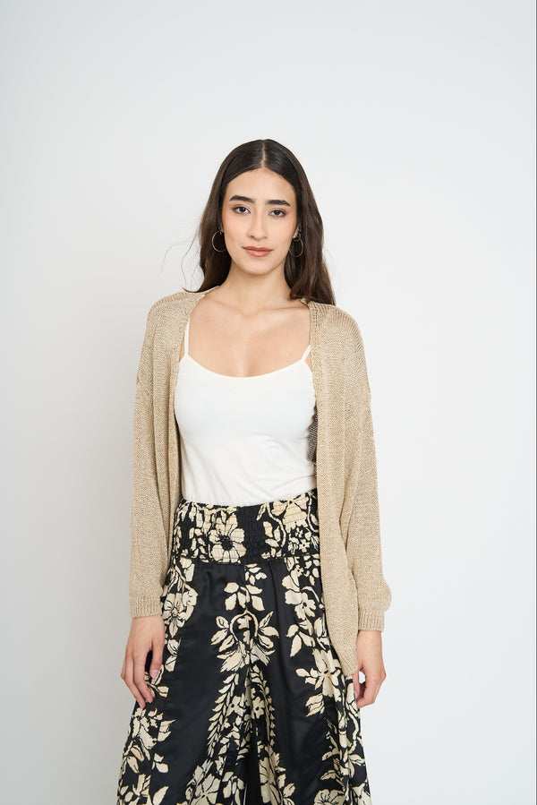 Sweater Mujer Nora Oro Lineatre