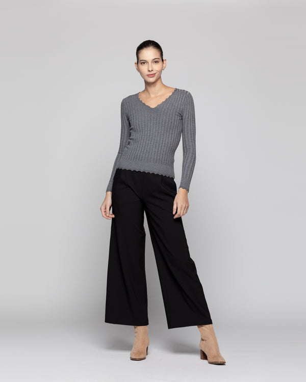 Sweater Mujer Meera Gris Lineatre