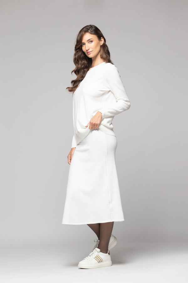 Sweater Mujer Yliana Blanco Lineatre