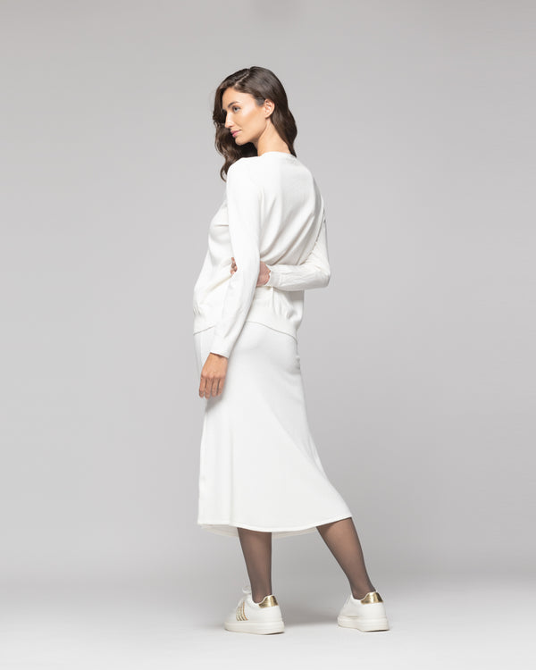 Sweater Mujer Yliana Blanco Lineatre