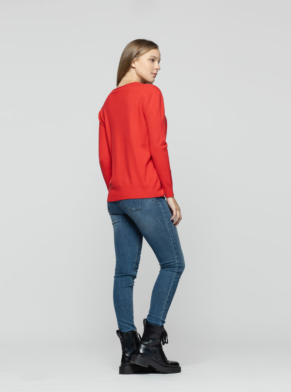 SWEATER KALINA ROJO